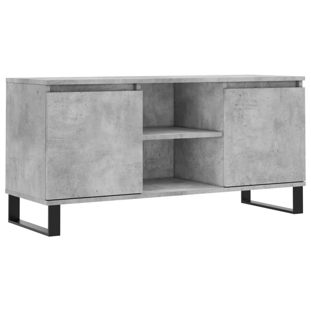 Mobile TV | Armadietto TV | Mobile Porta TV Grigio Cemento 104x35x50cm in Legno Multistrato