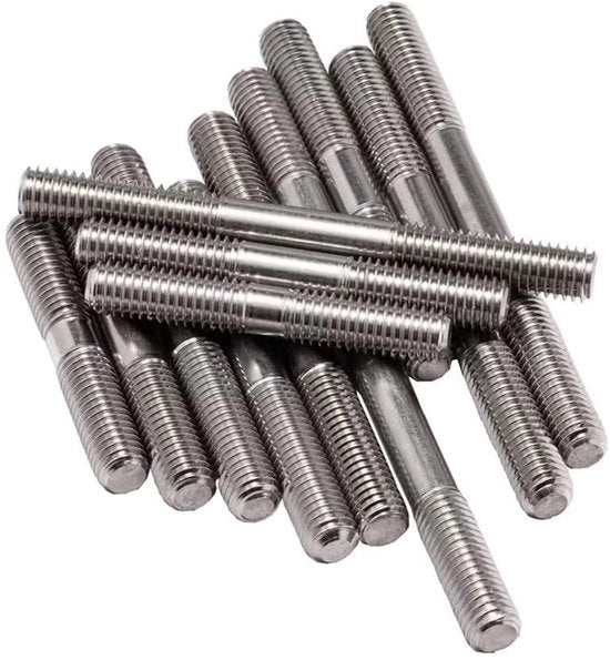 Viti a scheggia doppia faccia - Asta a vite M8x45mm - Acciaio inossidabile 304 - 5 pezzi - Forte connessione
