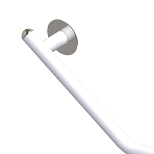 Maniglia di sicurezza 45 gradi giotto inox bianco opaco