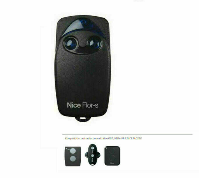 TELECOMANDO FLO2R-S RADIOCOMANDO APRICANCELLO NICE FLOR-S FLORS 2 ROLLING CODE