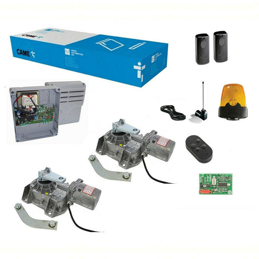KIT CAME U1924 U1913 FROG 230V 3,5m AUTOMAZIONE CANCELLO BATTENTE INTERRATO d