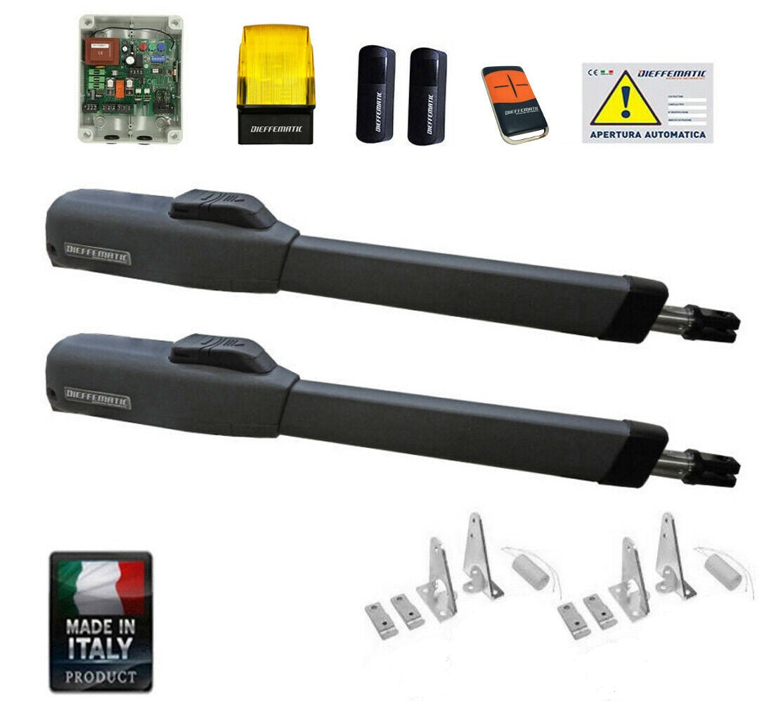 SET KIT MISTRAL 400 MOTORE PER CANCELLO DUE ANTE BATTENTI AUTOMATICO ELETTRICO