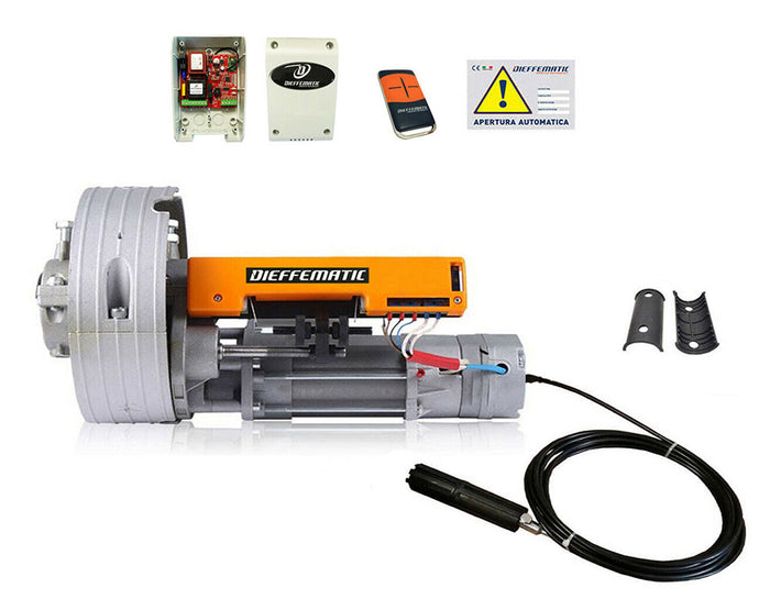 KIT MOTORE SERRANDA AVVOLGIBILE + ELETTROFRENO + CENTRALINA + 1 TELECOMANDO 140K