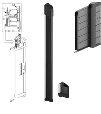 BORDO SENSIBILE SICUREZZA COSTA CANCELLO SCORREVOLE PROTEZIONE URTI 1,7 MT