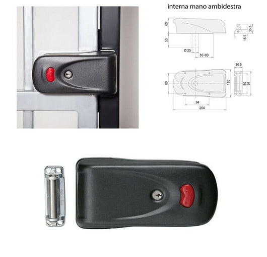 ELETTROSERRATURA CANCELLO SERRATURA SERRATURE CISA ELETTRIKA 1A731 + PULSANTE