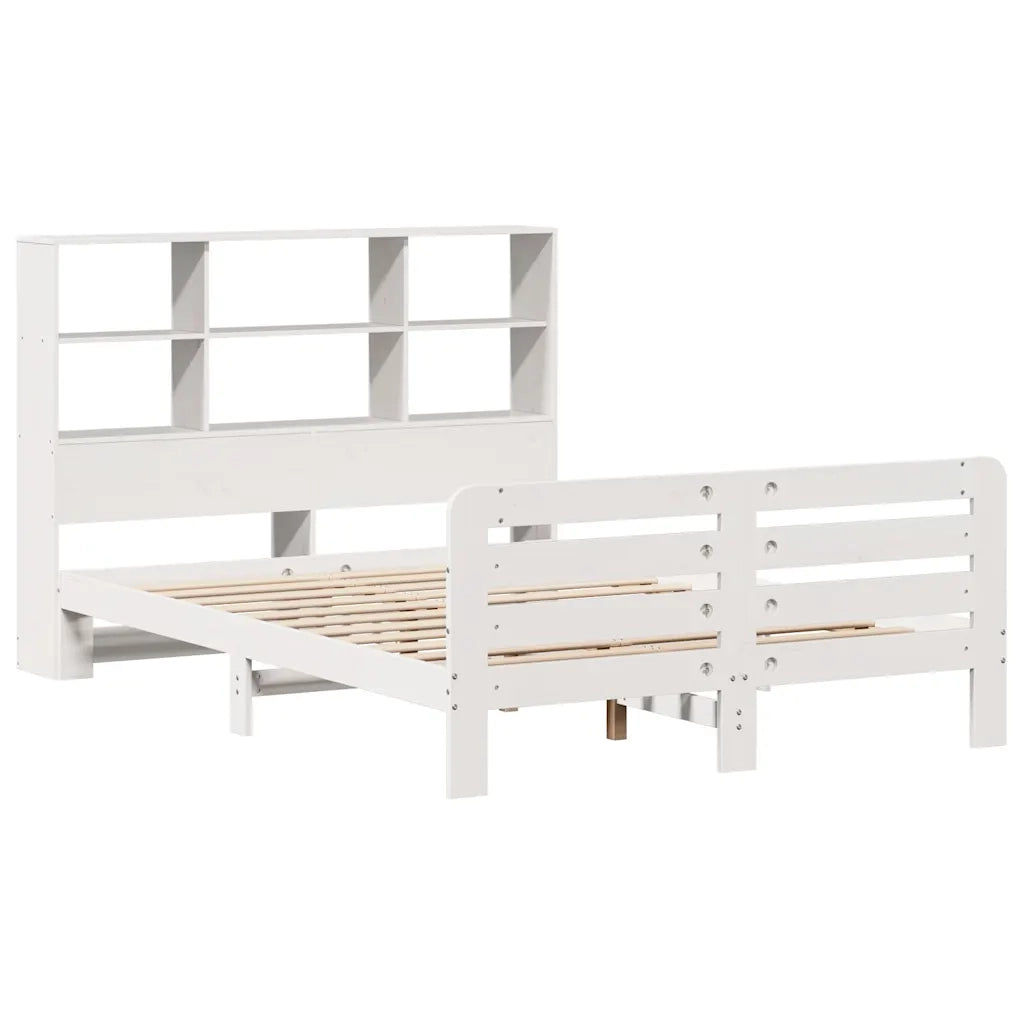 Giroletto senza Materasso Bianco 140x200 cm Legno Massello Pino 3309924