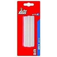 Topex 42e110 sticks di colla 11 1 mm, 6 pezzi, trasparente ds