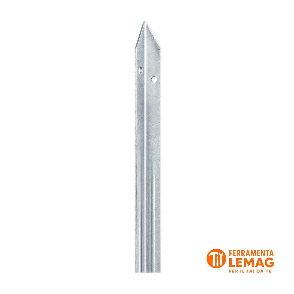Paletto Zincato SFB per Recinzione – Altezza 175 cm – In Metallo Resistente – Lemag srl