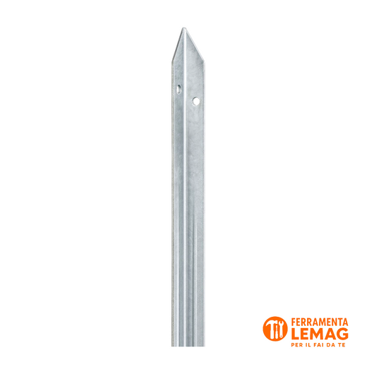 Paletto Zincato SFB per Recinzione – Altezza 175 cm – In Metallo Resistente – Lemag srl