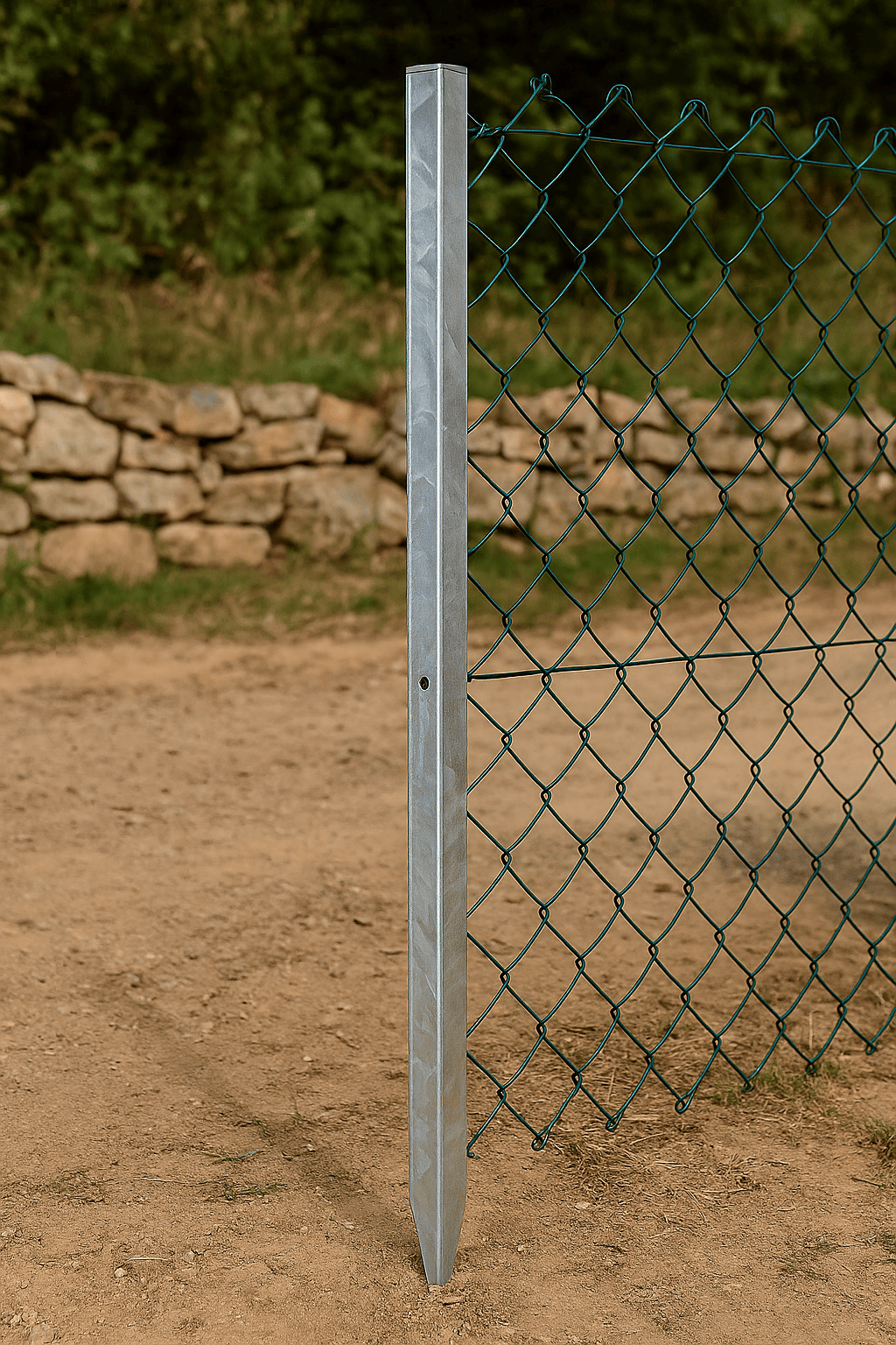 Paletto Zincato SFB per Recinzione – Altezza 175 cm – In Metallo Resistente – Lemag srl