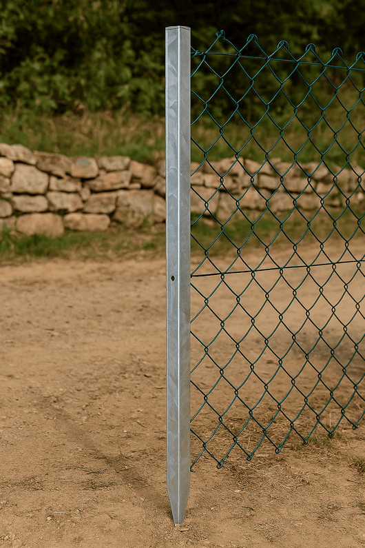 Paletto Zincato SFB per Recinzione – Altezza 175 cm – In Metallo Resistente – Lemag srl