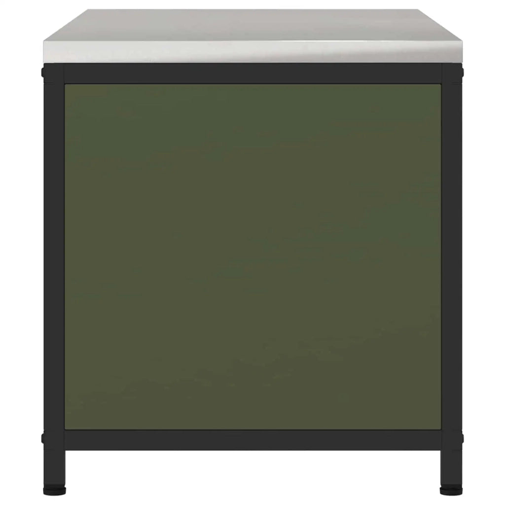 Stoccaggio in cucina Verde oliva 90 x 50 x 53 cm Acciaio 874999