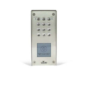 TASTIERA IN ACCIAO INOX CON LETTORE TRANSPONDER CARDIN CARCODLEC AUTOMAZIONE