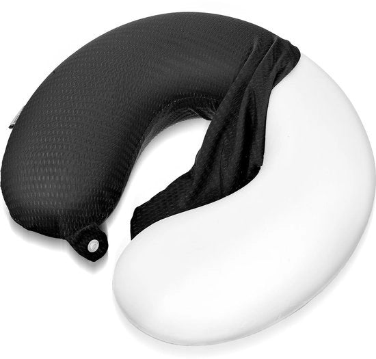 Copri cuscino da viaggio - 34 cm - Materiale: poliestere soffice - Lavabile - Pratico e comodo
