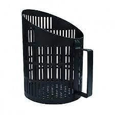 Vigor-Blinky Palotte per Pellet Acciaio Nero Forata 15x18.5x22cm