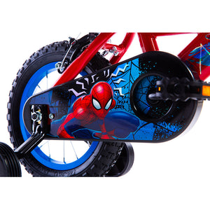 Bicicletta per Bambino 12” 2 Freni con Licenza Marvel Spiderman Blu