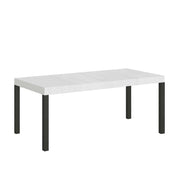 Tavolo Allungabile 90/246x90x77 cm Everyday Premium Bianco Frassino
