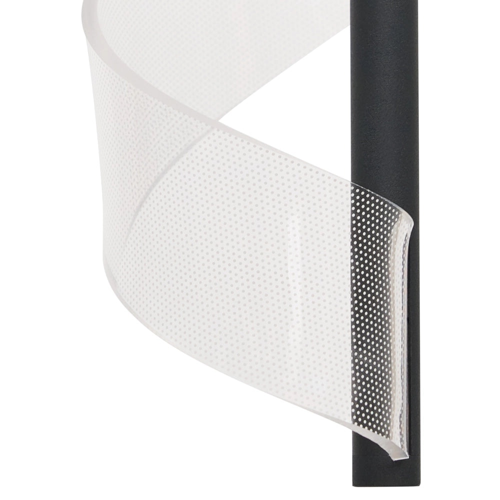 Lampadario in metallo ferro multicolore e paralume in vetro stile moderno glamour soggiorno