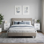 Mobiletto da notte a muro 2 pcs Bianco 34,5 x 33 x 40 cm 898976