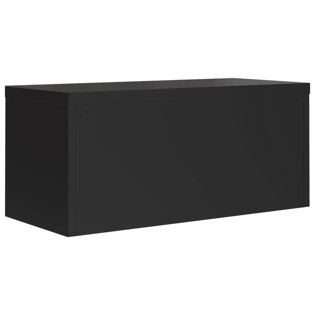 Armadio Classificatore Nero 90x40x145 cm in Acciaio 3188324