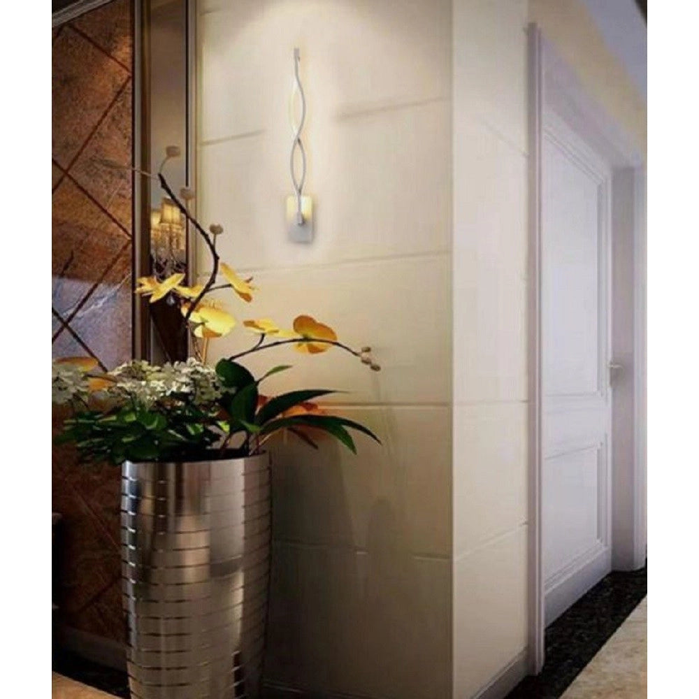 Trade Shop - Applique Led Da Parete 9watt Luce Fredda 6500k Calda 3000k Naturale 4000k E16 -