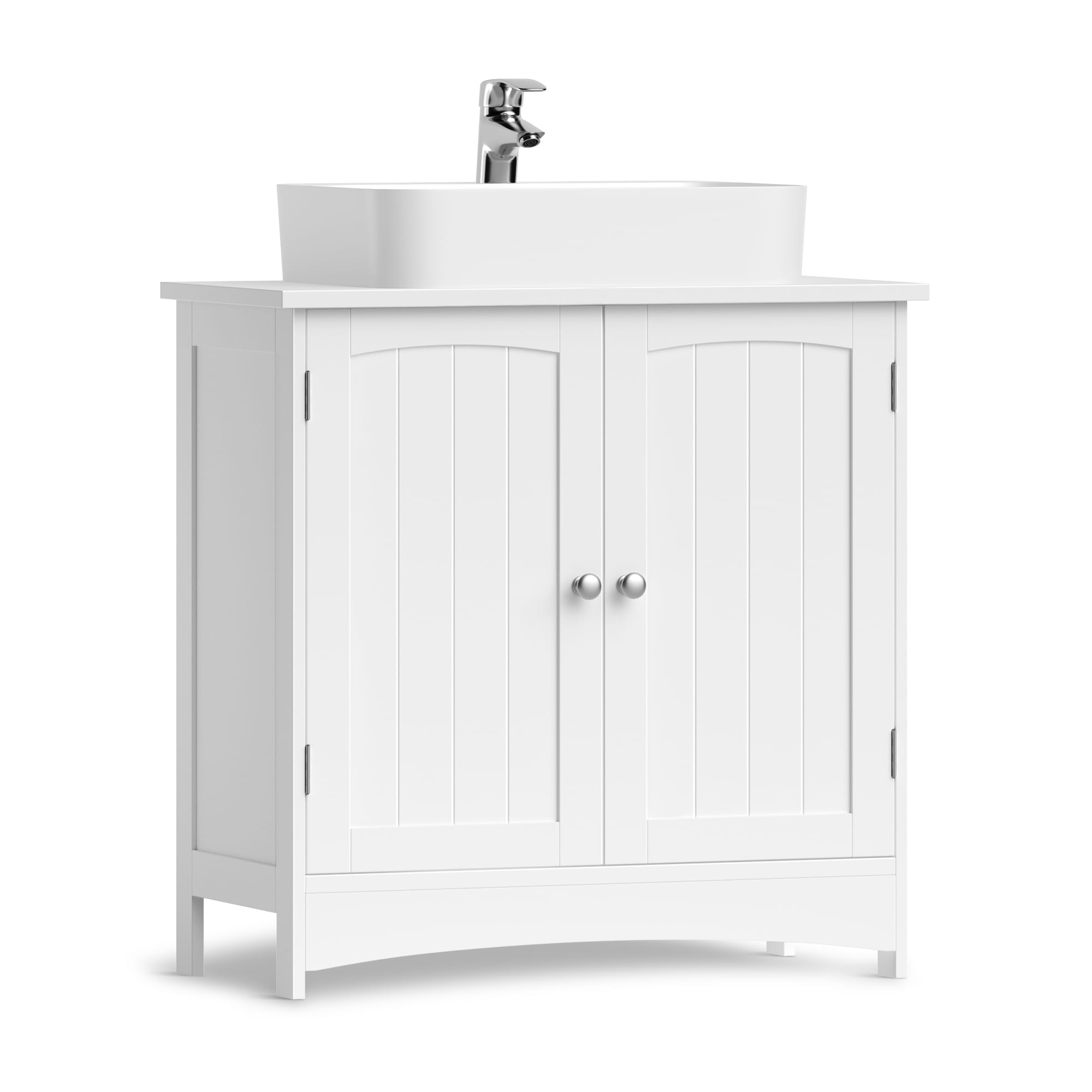 Mobiletto da bagno sottolavabo Valora | Bianco | Compatto | Scandinavo