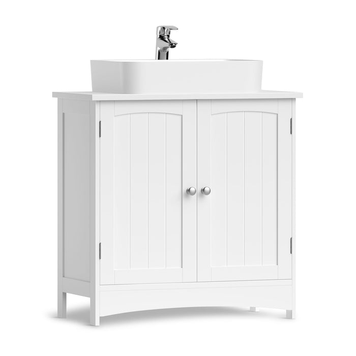 Mobiletto da bagno sottolavabo Valora | Bianco | Compatto | Scandinavo