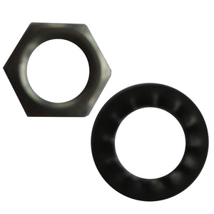 1blister set 4 rondelle zigrinate + 4 dadi x tubo filtro cod:ferx.25458