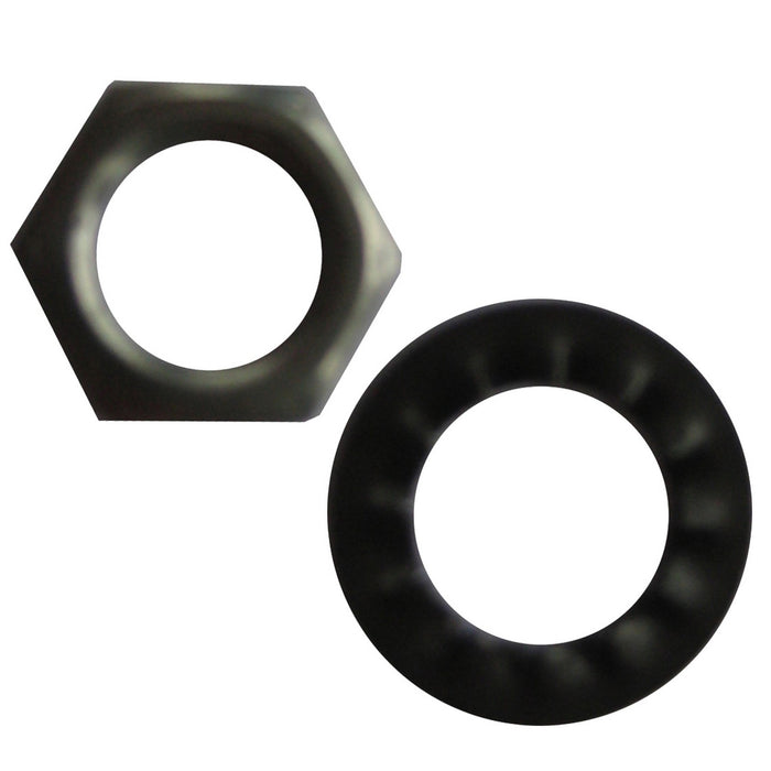 1blister set 4 rondelle zigrinate + 4 dadi x tubo filtro cod:ferx.25458