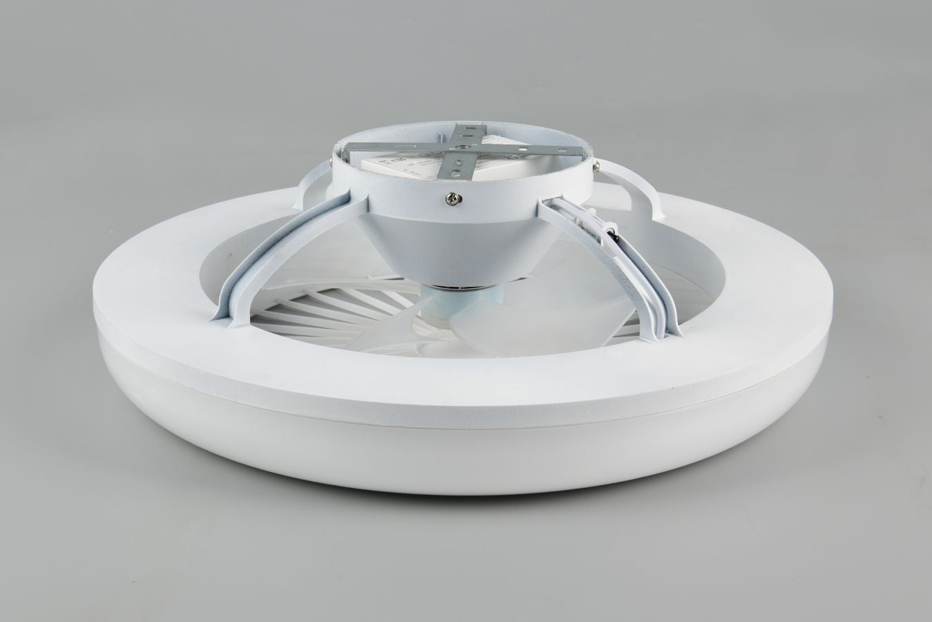 VENTILATORE E PLAFONIERA LED BIANCO