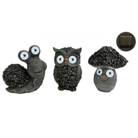 PERSONAGGIO DEL BOSCO CON LUCE LED E PANNELLO SOLARE PREZZO CADUNO