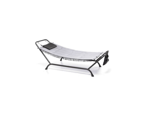 AMACA PRENDISOLE BALI TUBOLARE ANTRACITE TELO GRIGIO CHIARO