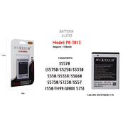 Trade Shop - Batteria A Litio Compatibile S5570 Cellulare Smartphone 1350mah Maxtech Pa-t013 -