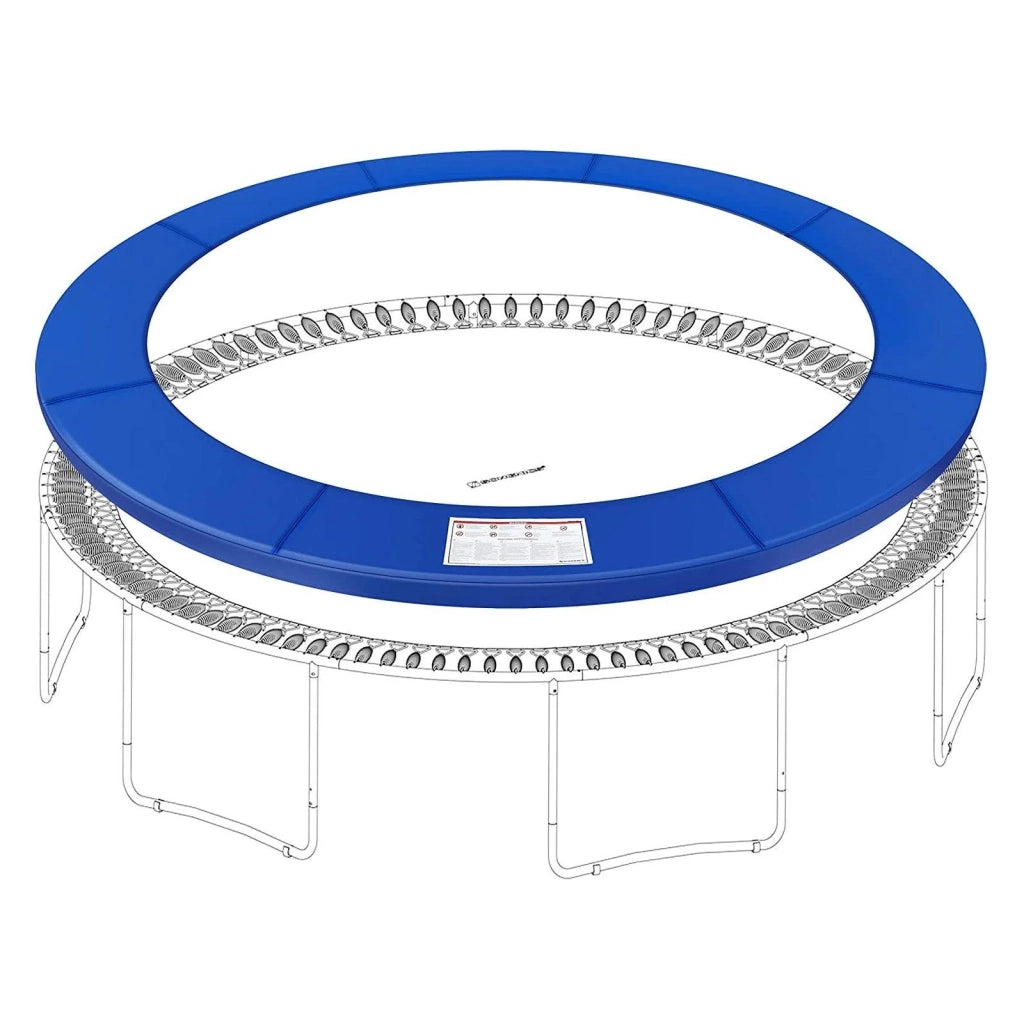 Copertura di sicurezza di ricambio per trampolino diametro 183 cm resistente ai raggi UV antistrappo misura standard blu 12_0001974
