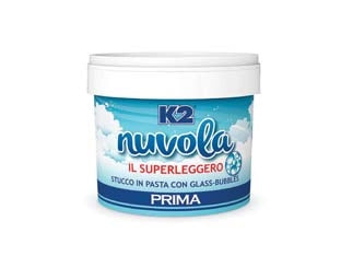 K2 NUVOLA STUCCO IN PASTA SUPERLEGGERO IN BARATTOLO- - ml.250 - 12 pezzi K2