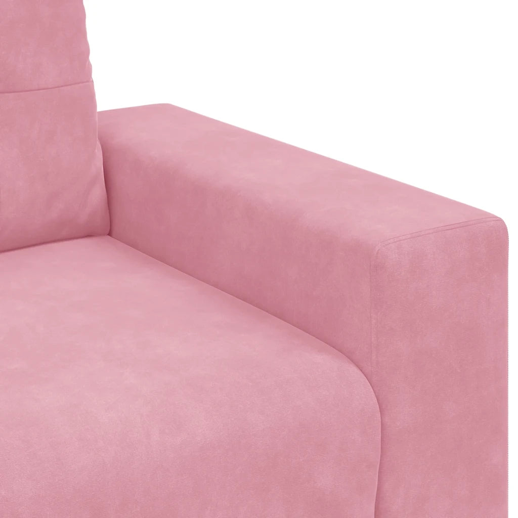 Divano Sedia Rosa 60 cm Velluto