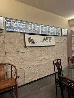 Pannello Decorativo Montreal in Poliuretano - Effetto Roccia 3D - 120x60x3 cm