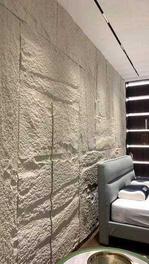 Pannello Decorativo Montreal in Poliuretano - Effetto Roccia 3D - 120x60x3 cm