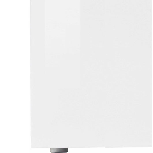 WHOUS Credenza Soggiorno Bianco Lucido, Made in Italy STILE: 4 ante