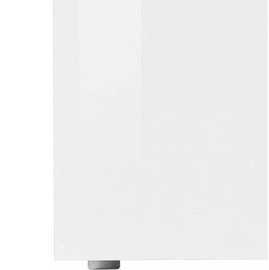 WHOUS Credenza Soggiorno Bianco Lucido, Made in Italy STILE: 4 ante