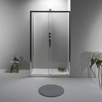 BOX DOCCIA ELITE ANGOLARE 70x120 CM SCORREVOLE CON LATO FISSO TRASPARENTE