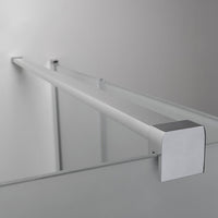 Box Doccia Angolare 70x90 Cm Apertura Saloon con Lato Fisso Opaco