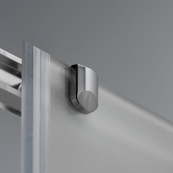 BOX DOCCIA ELITE ANGOLARE 80x120 CM SCORREVOLE OPACO