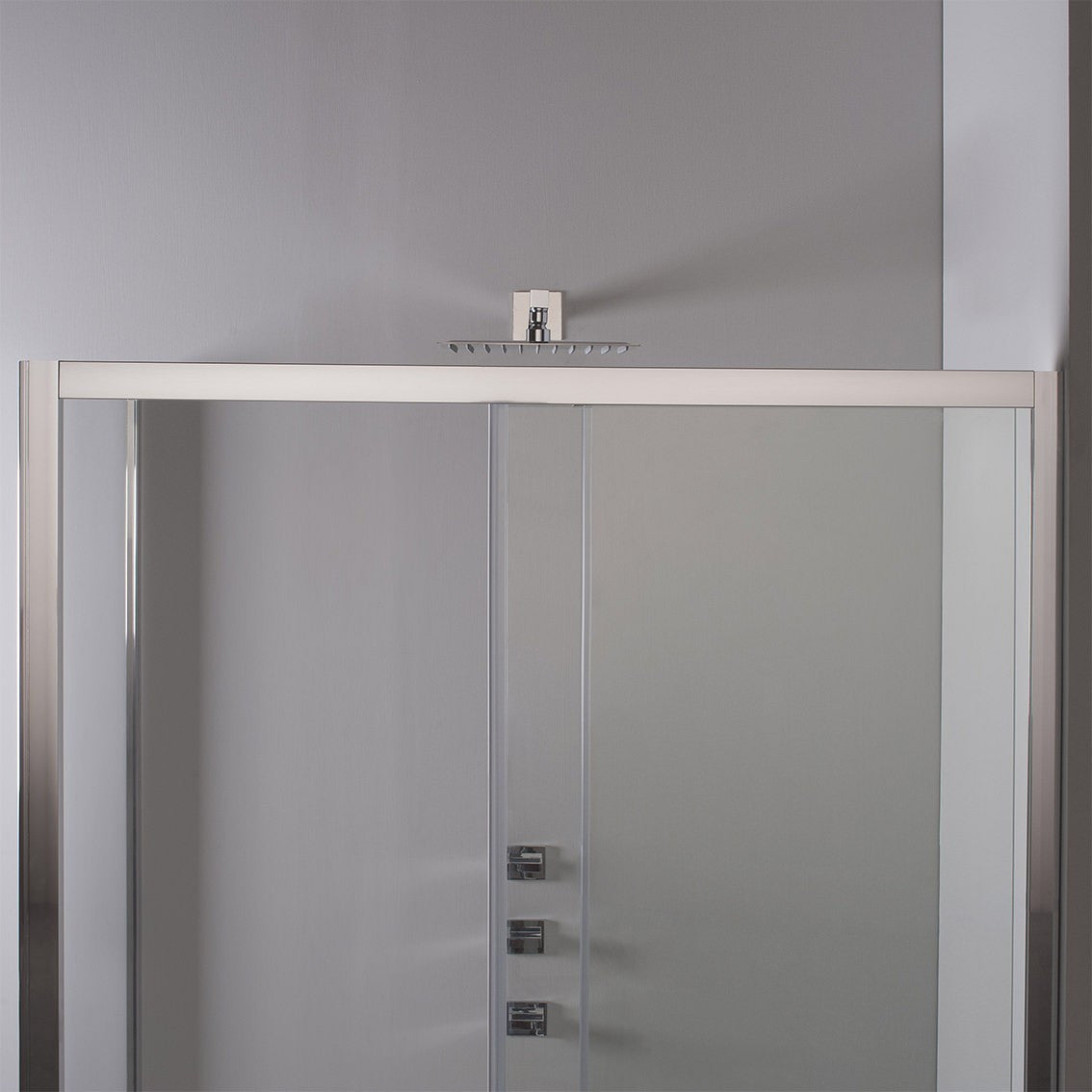 BOX DOCCIA ELITE ANGOLARE 80x140 CM SCORREVOLE CON LATO FISSO TRASPARENTE