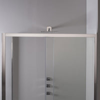 BOX DOCCIA ELITE ANGOLARE 80x140 CM SCORREVOLE CON LATO FISSO TRASPARENTE