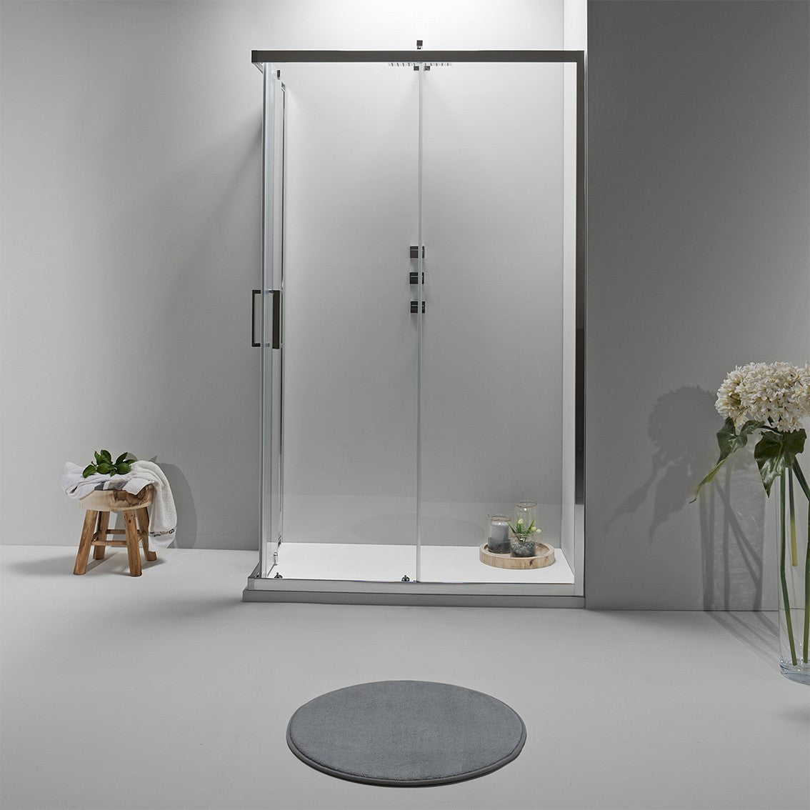 BOX DOCCIA ELITE ANGOLARE 90x120 CM SCORREVOLE TRASPARENTE