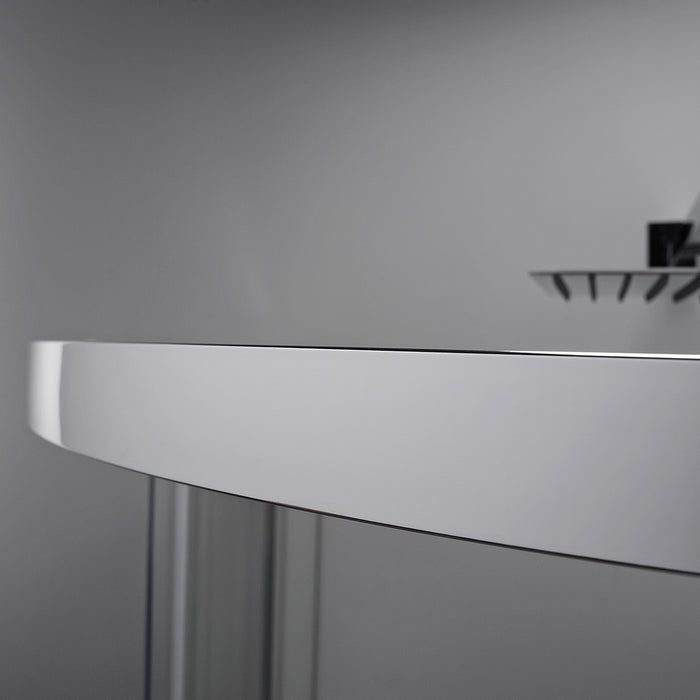 BOX DOCCIA ELITE SEMICIRCOLARE 90x90 CM SCORREVOLE TRASPARENTE