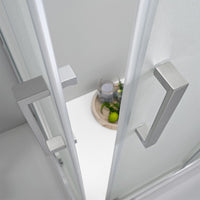 Box Doccia Elite Tre Lati 70x100x70 Cm Scorrevole Opaco