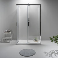 BOX DOCCIA ELITE TRE LATI 70x100x70 CM SCORREVOLE TRASPARENTE