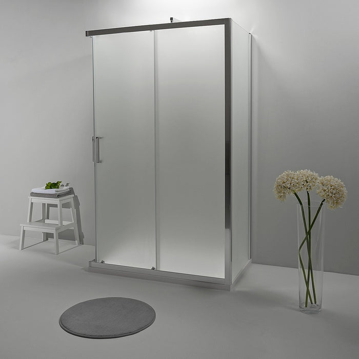 Box Doccia Elite Tre Lati 70x70x70 Cm Scorrevole Opaco
